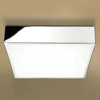 HIB Inertia Ceiling Light LED illuminated square chrome light - 0