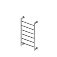 800 X 500mm Mitre Designer Matt Chrome Heated Towel Rail  - 0