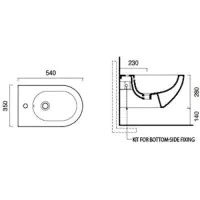 Catalano Sfera 350 x 540 Wall Hung Bidet - 1