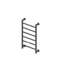 800 X 500mm Open Designer Matt Anthracite Heated Towel Rail  - 0