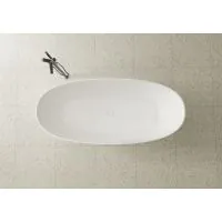 Luxe Stirling 1500 Oval Freestanding Solid Surface Bath  - 6