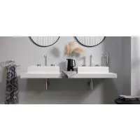 HIX Mirror Without Light - Matt Black - 2