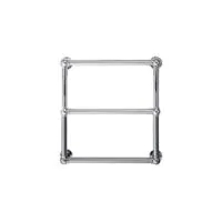 690 X 500mm Traditional Chrome Heated Towel Rail  - 0