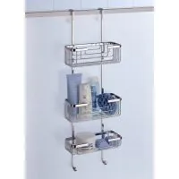 Bathroom Origins 3 Tier Hanging Wire Shower Rack  - 0