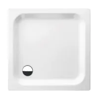 Bette 1200 X 1100 X 65mm Rectangular White Enamelled Steel Shower Tray - 0