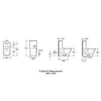 Essentials Arco Complete Rimless WC inc Seat - 4