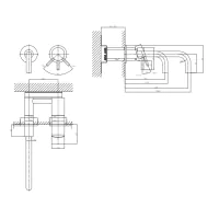 Crosswater MPRO Wall Mounted Basin Mixer Slate - 1