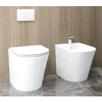 Essentials Arco Floor Standing Bidet White - 4