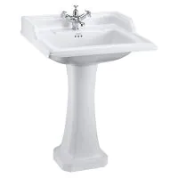 Burlington 650 x 575 Classic Two Tap Hole Basin - 0