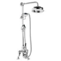 Lefroy Brooks Thermostatic Bath Mixer w/ 8' Rose & Handset - 0