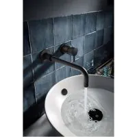 Crosswater MPRO Wall Mounted Basin Mixer Matt Black - 1