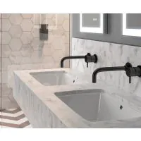 Crosswater MPRO Wall Mounted Basin Mixer Matt Black - 2