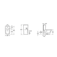 Essentials Arco Complete WC inc Seat - 2