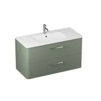 Elevate Your Bath with Camberwell 1000mm Unit in Earthy Green - 0