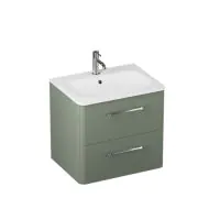 Camberwell 600mm Wall Mounted Vanity Unit Earthy Green - 0