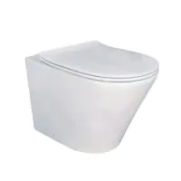 Essentials Arco 520mm Rimless Back To Wall Pan - 0