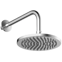 Hoxton 290mm Rain shower head and arm Chrome - 0