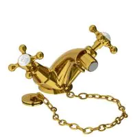 Lefroy Brooks Connaught Monobloc Bidet Mixer With Plug & Chain Waste (choose finish) - 2