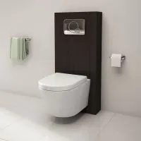 Cone Rimless Wall Hung WC Including Soft Close Seat - 2