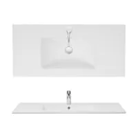 Crosswater Glide II 1000x450mm Wall Hung Vanity Unit  - White Gloss - 4