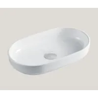 Style Your Bath with Essentials Duro Oval Countertop Basin - 0