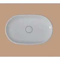 Style Your Bath with Essentials Duro Oval Countertop Basin - 1