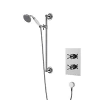 Dawlish Concealed  Valve & Shower Kit Chrome - 1