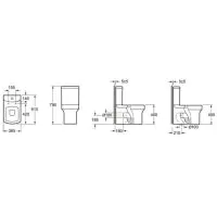 Dekka Complete WC inc Soft Close Seat - 4