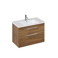 Shoreditch 85cm double drawer Vanity Unit - Caramel - 0