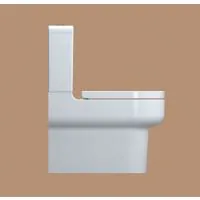 Essentials Duro Open Back Complete Close Coupled WC inc Seat - 2