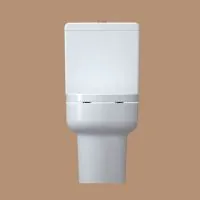 Essentials Duro Open Back Complete Close Coupled WC inc Seat - 4