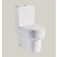 Essentials Duro Open Back Complete Close Coupled WC inc Seat - 0