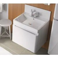 Pura Flite Vanity Unit 600mm Single Drawer Including Basin - 0