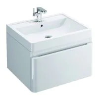 Pura Flite Vanity Unit 600mm Single Drawer Including Basin - 1