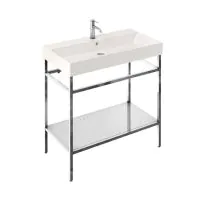 Frame Polished Stainless Steel Stand for 850mm Basin - 1