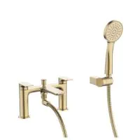 Crosswater Fuse Bath Shower Mixer Brushed Brass - 1