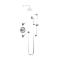 Lefroy Brooks Godolphin Concealed Archipelago Thermostatic Shower Mixer Valve With Choice Of fixed Head & Handset GD8804 (choose finish) - 1