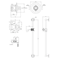 Lefroy Brooks Godolphin Concealed Archipelago Thermostatic Shower Mixer Valve With Choice Of fixed Head & Handset GD8804 (choose finish) - 0