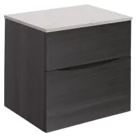 Crosswater Glide II Wall Hung Vanity Unit 500mm w/ 2 Drawers - 1