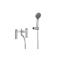 Greenwich Deck Mounted Bath Shower Mixer 2TH Chrome - 1