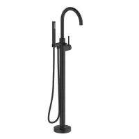 Hoxton Floorstanding Mono Bath/Shower Mixer Matt Black - 1