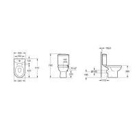 Essentials Ivo Complete Close Coupled WC including Seat - 3