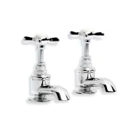 Lefroy Brooks Classic Bath Pillar Taps (choose finish) - 0