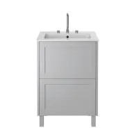 Lynton 600mm Floor Standing Dove Grey - 1