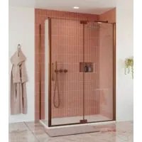 Optix 10 800mm Bronze Side Panel w/ 10mm Clear Glass - 0