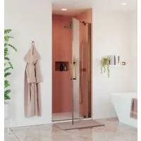 Optix 10 Pivot Door 800mm Bronze - 0