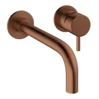 Crosswater MPRO Wall Mounted Basin Mixer Bronze - 2