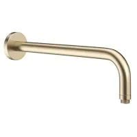 Crosswater Round Shower Arm 330mm Brushed Brass - 0