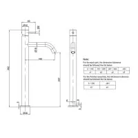 Experience Style - Crosswater MPRO Tall Basin Mixer Slate - 0