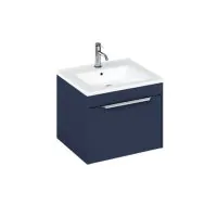 Shoreditch 550mm Single Drawer Matt Blue - 1